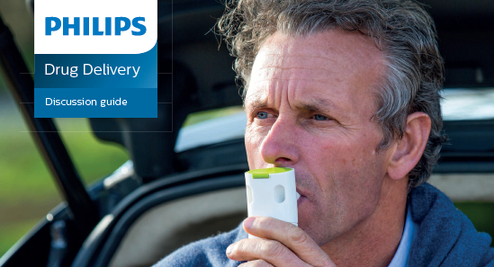 Man uses Nebulizer in car